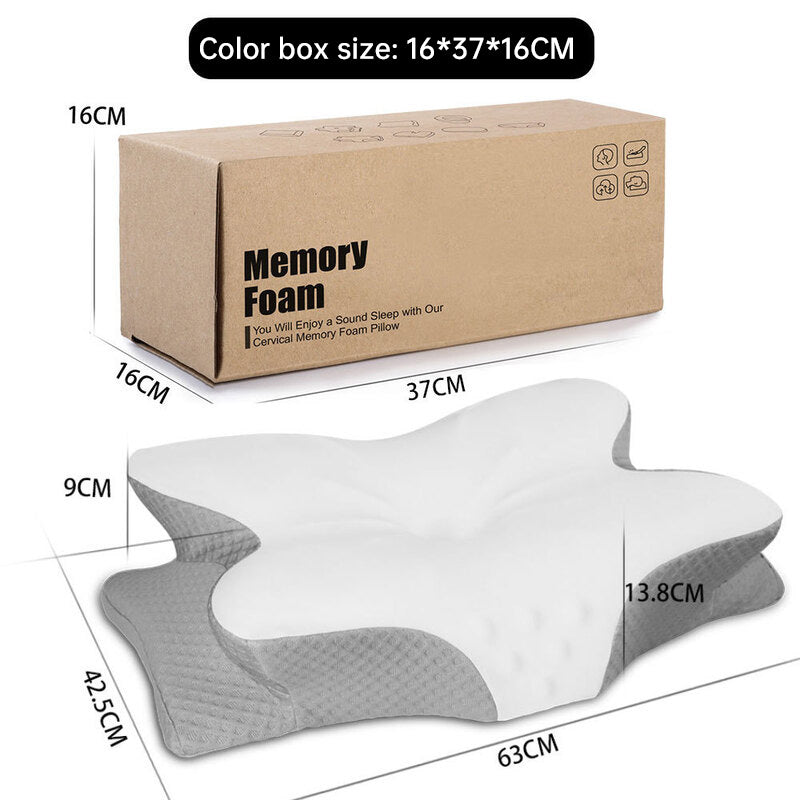 Butterfly Memory Foam Neck Pillow