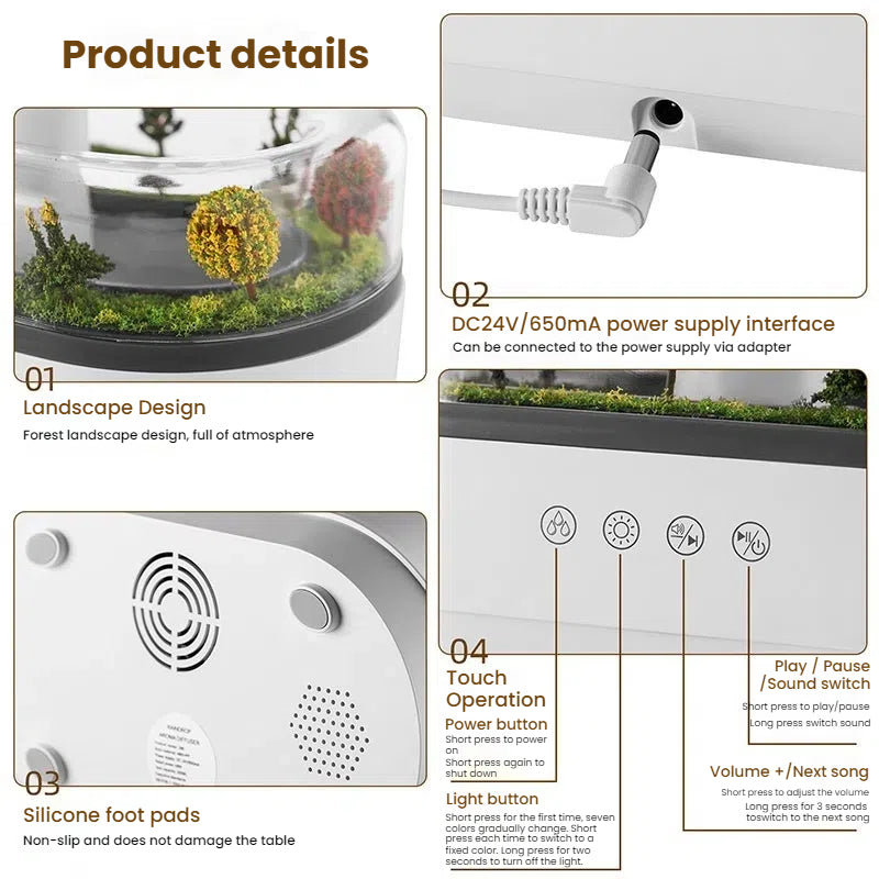 Raindrop Aroma Humidifier